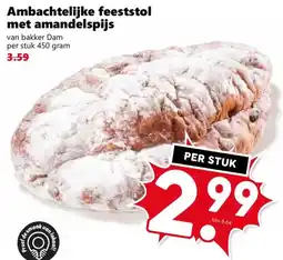 Coop Ambachtelijke feeststol met amandelspijs aanbieding