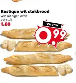 Coop Rustique wit stokbrood aanbieding