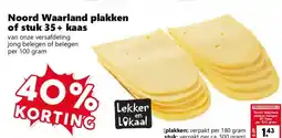 Coop Noord Waarland plakken of stuk 35+ kaas aanbieding
