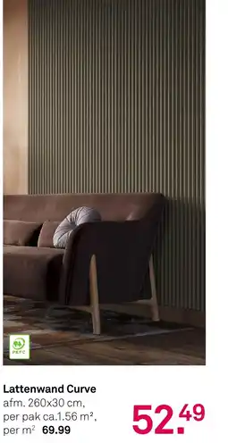 Karwei Lattenwand Curve aanbieding
