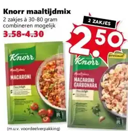 Coop Knorr maaltijdmix aanbieding