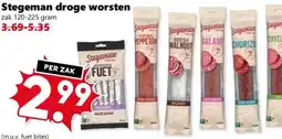 Coop Stegeman droge worsten aanbieding