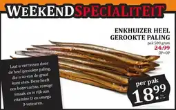 Coop ENKHUIZER HEEL GEROOKTE PALING aanbieding