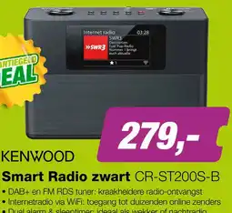 EP Kenwood CR-ST200S-B Smart Radio Zwart aanbieding