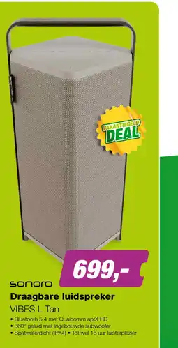 EP sonoro VIBES L Tan aanbieding
