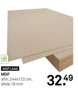 Karwei Mdf aanbieding