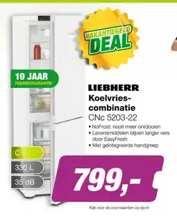EP Liebherr CNc 5203-22 Koel-vriescombinatie aanbieding