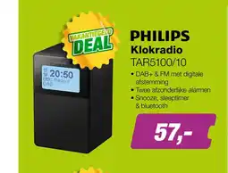 EP Philips TAR5100/10 DAB+ Radio met Bluetooth aanbieding