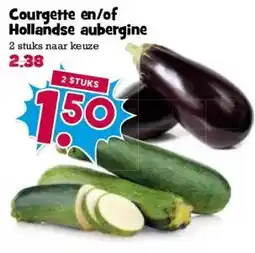 Boon`s Markt Courgette en/of Hollandse aubergine aanbieding