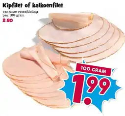 Boon`s Markt Kipfilet of kalkoenfilet aanbieding