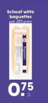 Boon`s Markt Schoof witte baguettes aanbieding