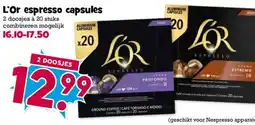 Boon`s Markt L'Or espresso capsules aanbieding