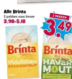 Boon`s Markt Alle Brinta aanbieding