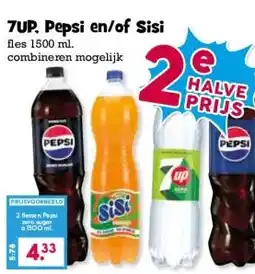 Boon`s Markt 7UP. Pepsi en/of Sisi aanbieding