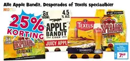 Boon`s Markt Alle Apple Bandit. Desperados of Texels speciaalbier aanbieding