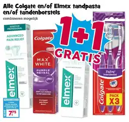 Boon`s Markt Alle Colgate en/of Elmex tandpasta en/of tandenborstels aanbieding