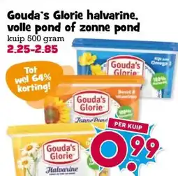 Boon`s Markt Gouda's Glorie halvarine. volle pond of zonne pond aanbieding