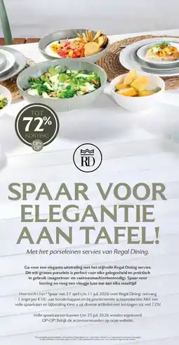 Boon`s Markt SPAAR VOOR ELEGANTIE AAN TAFEL! aanbieding