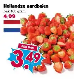 Boon`s Markt Hollandse aardbeien aanbieding
