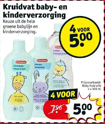 Kruidvat Baby- en kinderverzorging aanbieding