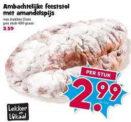 Boon`s Markt Ambachtelijke feeststol met amandelspijs aanbieding