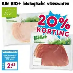 Boon`s Markt Alle BIO+ biologische vleeswaren aanbieding