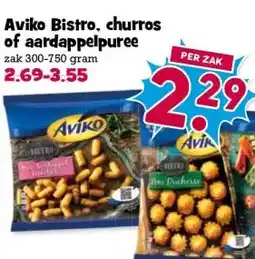 Boon`s Markt Aviko Bistro, churros of aardappelpuree aanbieding