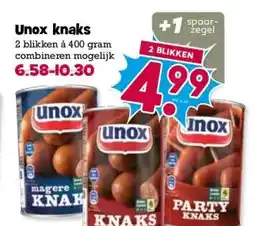 Boon`s Markt Unox knaks 2 aanbieding