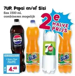 Boon`s Markt 7UP. Pepsi en/of Sisi aanbieding