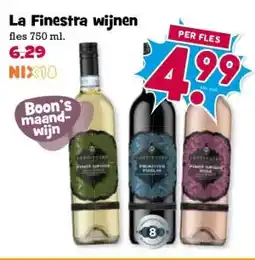Boon`s Markt La Finestra wijnen aanbieding