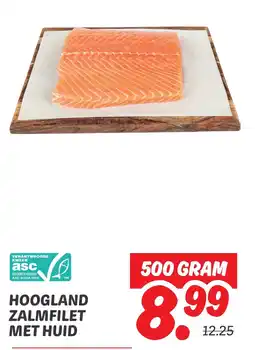 Dekamarkt Hoogland zalmfilet met huid aanbieding