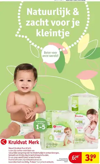 Kruidvat Natuurlijk & zacht voor je kleintje aanbieding