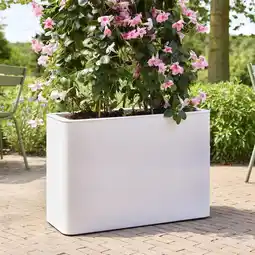 Action Hoge plantenbak Terrassa – wit aanbieding