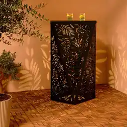Action Bartafel met solarverlichting - zwart aanbieding
