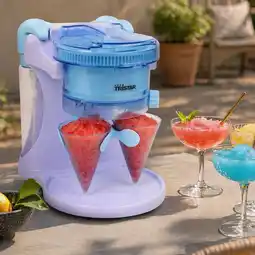 Action Tristar slushy maker met siroopflessen & bekers aanbieding