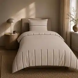 Action Mexx Home dekbedovertrek - beige aanbieding