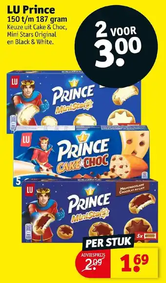 Kruidvat LU prince 187g aanbieding