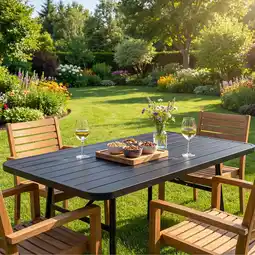 Action Eettafel voor buiten - antraciet aanbieding