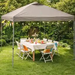 Action Partytent Easy Up – taupe aanbieding