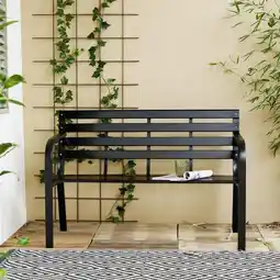 Action Tuinbank - zwart aanbieding