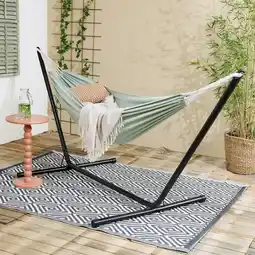 Action Hangmat met frame - olijfgroen aanbieding