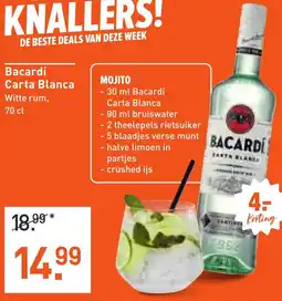 Albert Heijn Bacardí Carta Blanca aanbieding