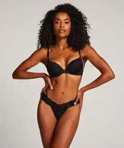 Hunkemoller Hunkemöller String Elliena Zwart aanbieding