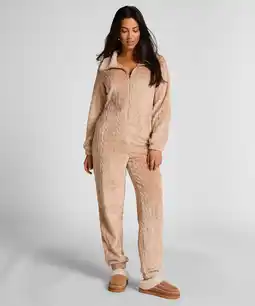 Hunkemoller Hunkemöller Onesie Fleece Beige aanbieding
