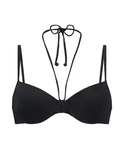 Hunkemoller Hunkemöller Voorgevormde beugel bikinitop Luxe Zwart aanbieding