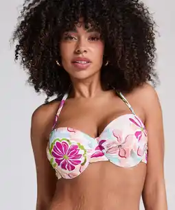 Hunkemoller Hunkemöller Voorgevormde bikinitop met beugel Ayanna Wit aanbieding