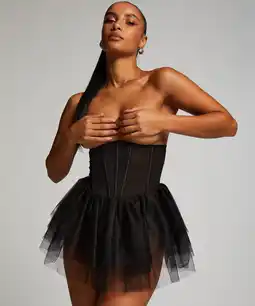 Hunkemoller Hunkemöller Private Tutu Korset Zwart aanbieding