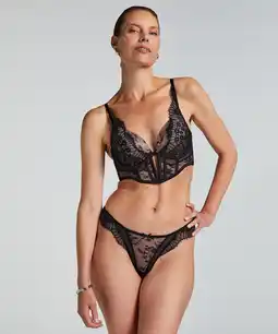 Hunkemoller Hunkemöller String Daphne Zwart aanbieding