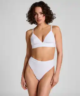 Hunkemoller Hunkemöller Katoenen string Wit aanbieding