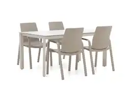 Kees Smit Hartman Flow/Sestino 160cm dining tuinset 5-delig aanbieding